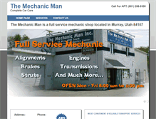 Tablet Screenshot of mechanicman.com